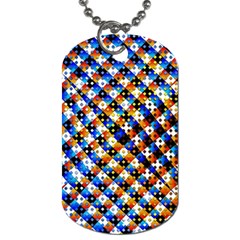 Kaleidoscope Pattern Ornament Dog Tag (two Sides) by Celenk