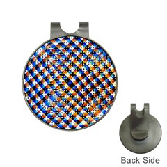 Kaleidoscope Pattern Ornament Hat Clips With Golf Markers by Celenk