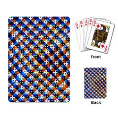 Kaleidoscope Pattern Ornament Playing Card by Celenk