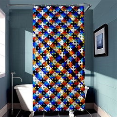 Kaleidoscope Pattern Ornament Shower Curtain 36  X 72  (stall)  by Celenk