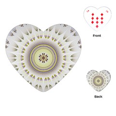 Mandala Fractal Decorative Playing Cards (heart)  by Celenk