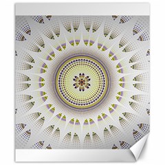 Mandala Fractal Decorative Canvas 20  X 24   by Celenk