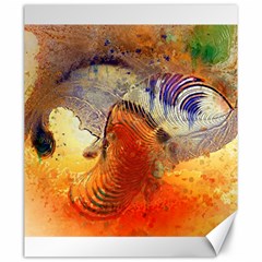 Dirty Dirt Image Spiral Wave Canvas 20  X 24   by Celenk