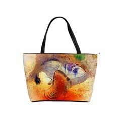 Dirty Dirt Image Spiral Wave Shoulder Handbags by Celenk