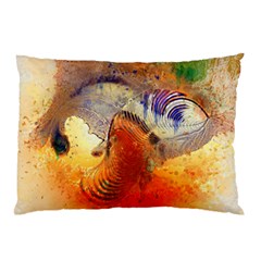 Dirty Dirt Image Spiral Wave Pillow Case (two Sides) by Celenk