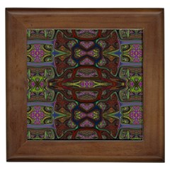 Pattern Abstract Art Decoration Framed Tiles by Celenk