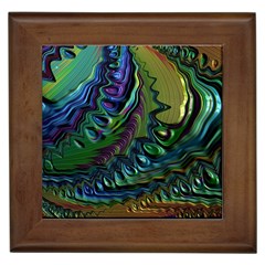 Fractal Art Background Image Framed Tiles by Celenk