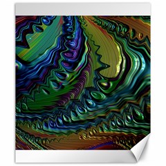 Fractal Art Background Image Canvas 20  X 24   by Celenk