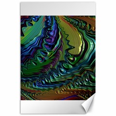 Fractal Art Background Image Canvas 24  X 36  by Celenk