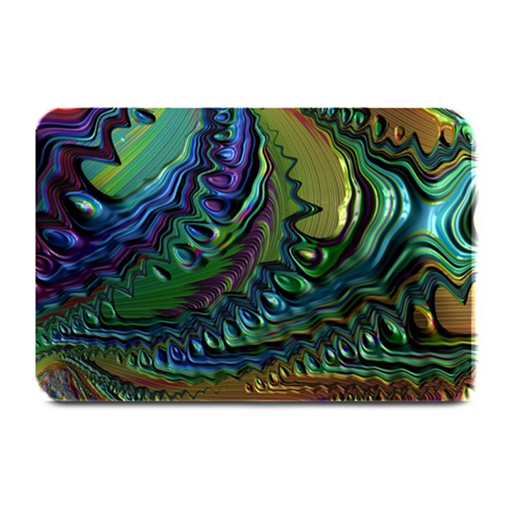 Fractal Art Background Image Plate Mats