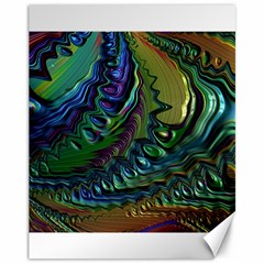 Fractal Art Background Image Canvas 11  X 14   by Celenk