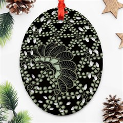 Batik Traditional Heritage Indonesia Ornament (oval Filigree) by Celenk