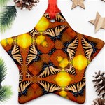 Dancing Butterfly Kaleidoscope Ornament (Star) Front