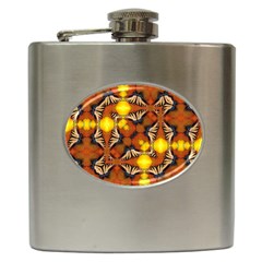 Dancing Butterfly Kaleidoscope Hip Flask (6 Oz)