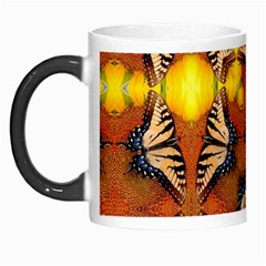 Dancing Butterfly Kaleidoscope Morph Mugs by Celenk