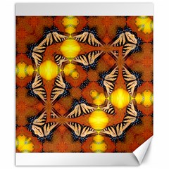 Dancing Butterfly Kaleidoscope Canvas 20  X 24   by Celenk