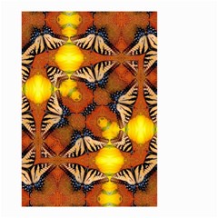 Dancing Butterfly Kaleidoscope Small Garden Flag (two Sides) by Celenk