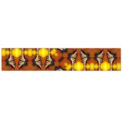 Dancing Butterfly Kaleidoscope Large Flano Scarf  by Celenk