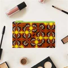 Dancing Butterfly Kaleidoscope Cosmetic Bag (xs) by Celenk