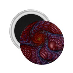 Fractal Red Fractal Art Digital Art 2.25  Magnets