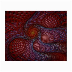 Fractal Red Fractal Art Digital Art Small Glasses Cloth