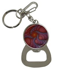 Fractal Red Fractal Art Digital Art Button Necklaces