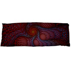 Fractal Red Fractal Art Digital Art Body Pillow Case (dakimakura) by Celenk