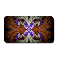 Fractal Splits Silver Gold Medium Bar Mats by Celenk