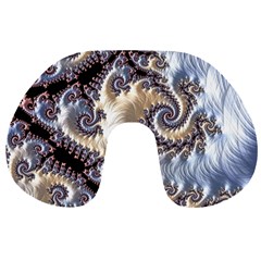 Fractal Art Design Fantasy 3d Travel Neck Pillows by Celenk