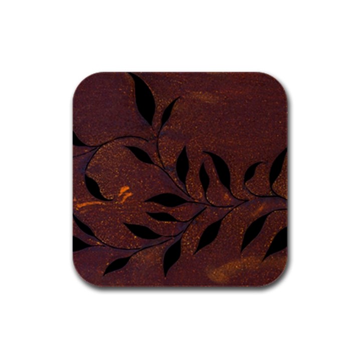 Texture Pattern Background Rubber Square Coaster (4 pack) 