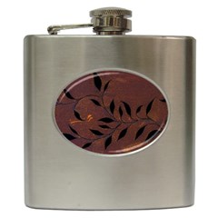 Texture Pattern Background Hip Flask (6 Oz)