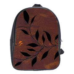 Texture Pattern Background School Bag (Large)