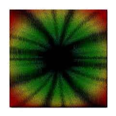 Sunflower Digital Flower Black Hole Tile Coasters by Celenk