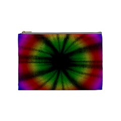 Sunflower Digital Flower Black Hole Cosmetic Bag (medium)  by Celenk