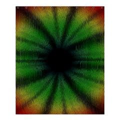 Sunflower Digital Flower Black Hole Shower Curtain 60  X 72  (medium)  by Celenk