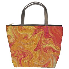 Texture Pattern Abstract Art Bucket Bags