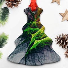 Fractal Art Paint Pattern Texture Christmas Tree Ornament (two Sides) by Celenk