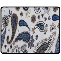 Pattern Embroidery Fabric Sew Fleece Blanket (medium)  by Celenk