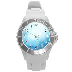 Ombre Round Plastic Sport Watch (l) by ValentinaDesign