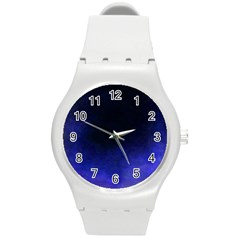 Ombre Round Plastic Sport Watch (m) by ValentinaDesign