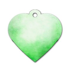 Ombre Dog Tag Heart (one Side) by ValentinaDesign