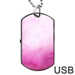 Ombre Dog Tag Usb Flash (two Sides)