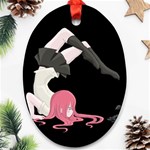 Scorpio Girl Ornament (Oval) Front