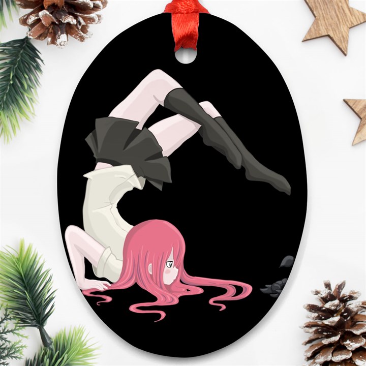 Scorpio Girl Ornament (Oval)