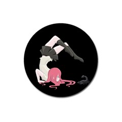 Scorpio Girl Magnet 3  (Round)