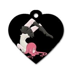 Scorpio Girl Dog Tag Heart (one Side) by Valentinaart