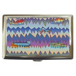 Zig zag boats Cigarette Money Cases Front