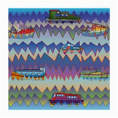 Zig zag boats Medium Glasses Cloth (2-Side)