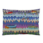 Zig zag boats Pillow Case (Two Sides) Front