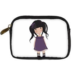 Dolly Girl In Purple Digital Camera Cases by Valentinaart